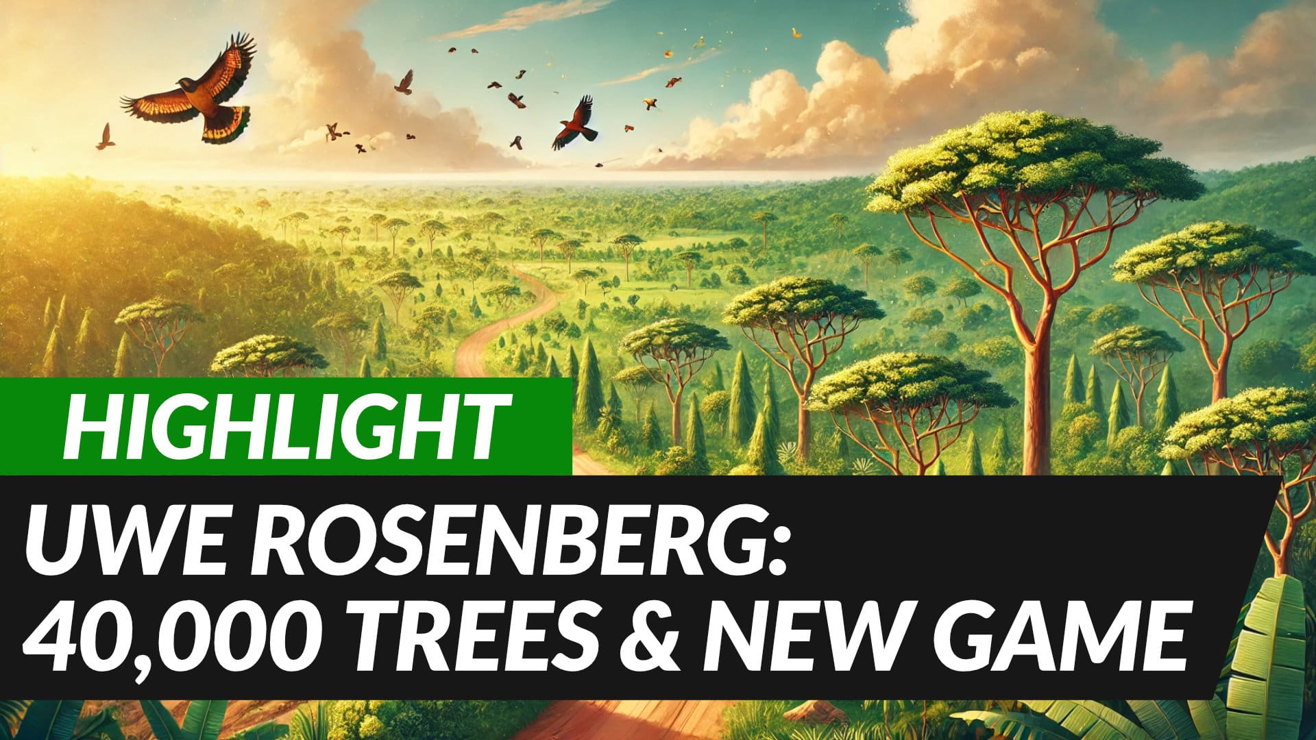 How Uwe Rosenberg Plants 40,000 TREES With Games!