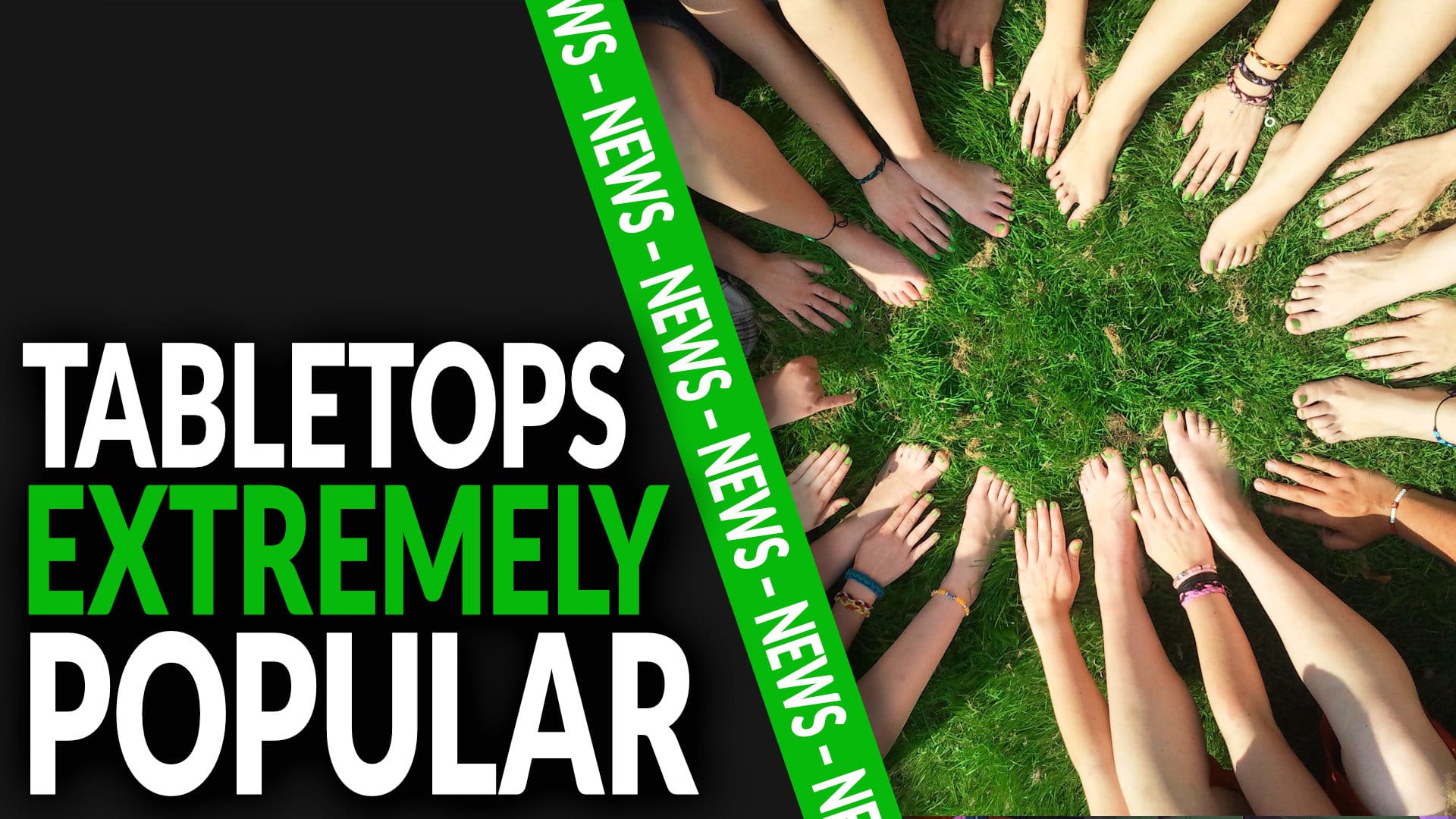 Study: Tabletops & Video Games EQUALLY POPULAR! (almost)